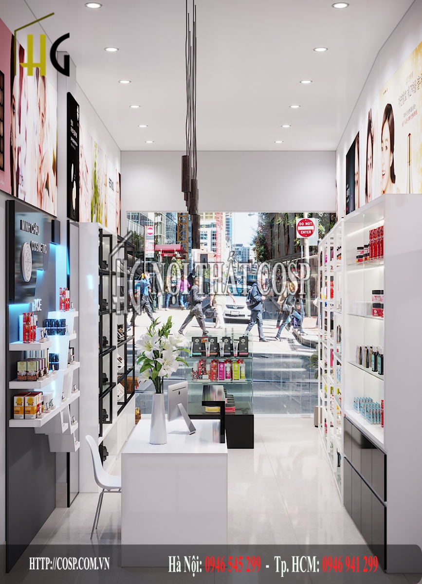 thiet ke shop my pham minh chau 9